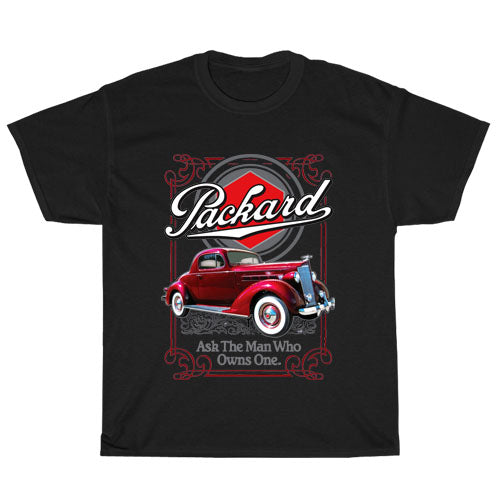Packard Classic Car Logo Unisex Men's T Shirt Size S to 3XL