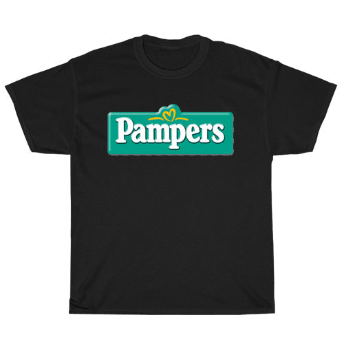 Pampers Diapers Rare Logo Men's Unisex T Shirt Size S to 3XL
