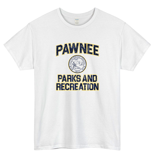 Pawnee Parks and Recreation Logo Mens Unisex Short Sleeve T-Shirt Size S-3XL - P