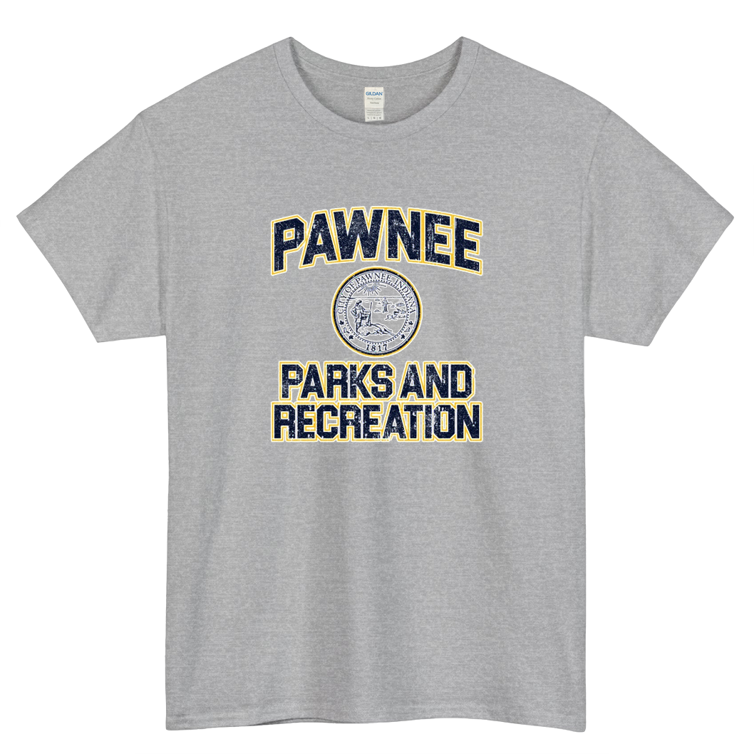 Pawnee Parks and Recreation Logo Mens Unisex Short Sleeve T-Shirt Size S-3XL - P
