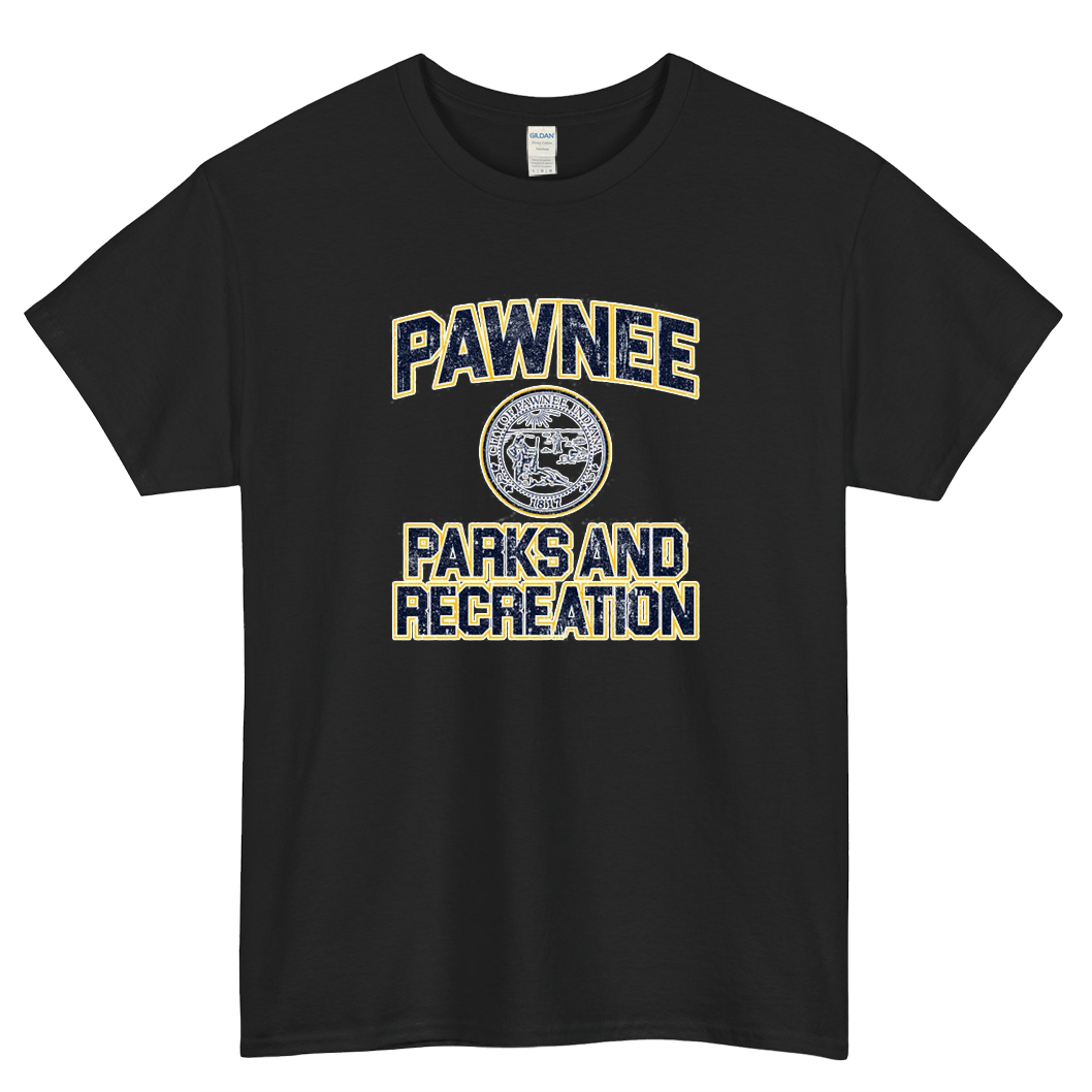 Pawnee Parks and Recreation Logo Mens Unisex Short Sleeve T-Shirt Size S-3XL - P
