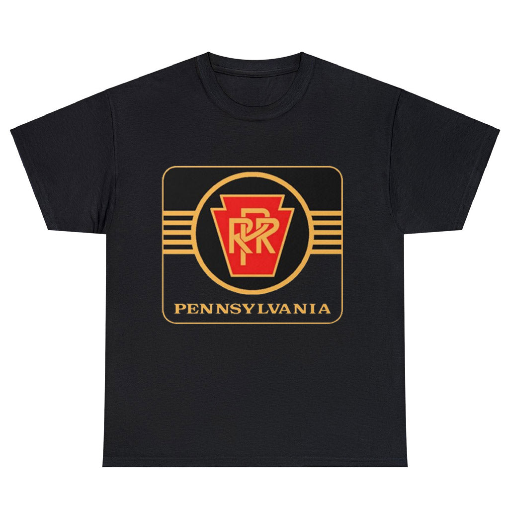 Pennsylvania Railroad Logo Unisex Men's T Shirt Size S to 3XL