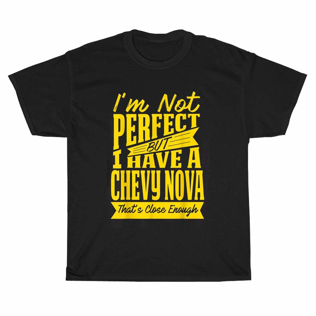 Perfect With Chevy Logo Men's Unisex T Shirt Size S to 3XL