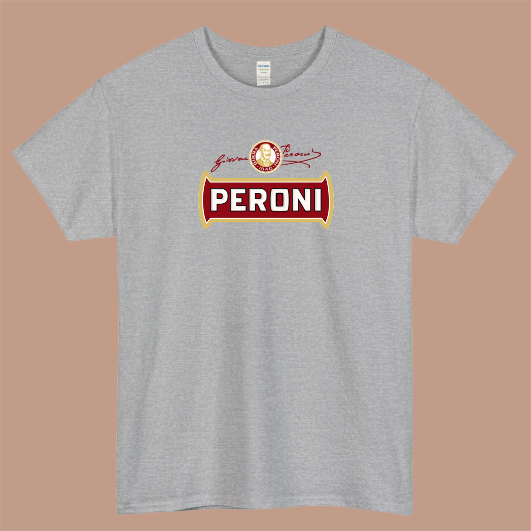 Peroni Logo Mens Unisex Short Sleeve T-Shirt Size S-3XL