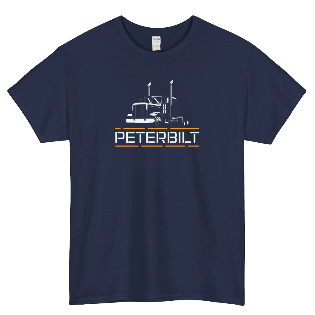Peterbilt Shirts Old Trucker Gifts LOGO SHORT SLEEVE T SHORT S-3XL - P
