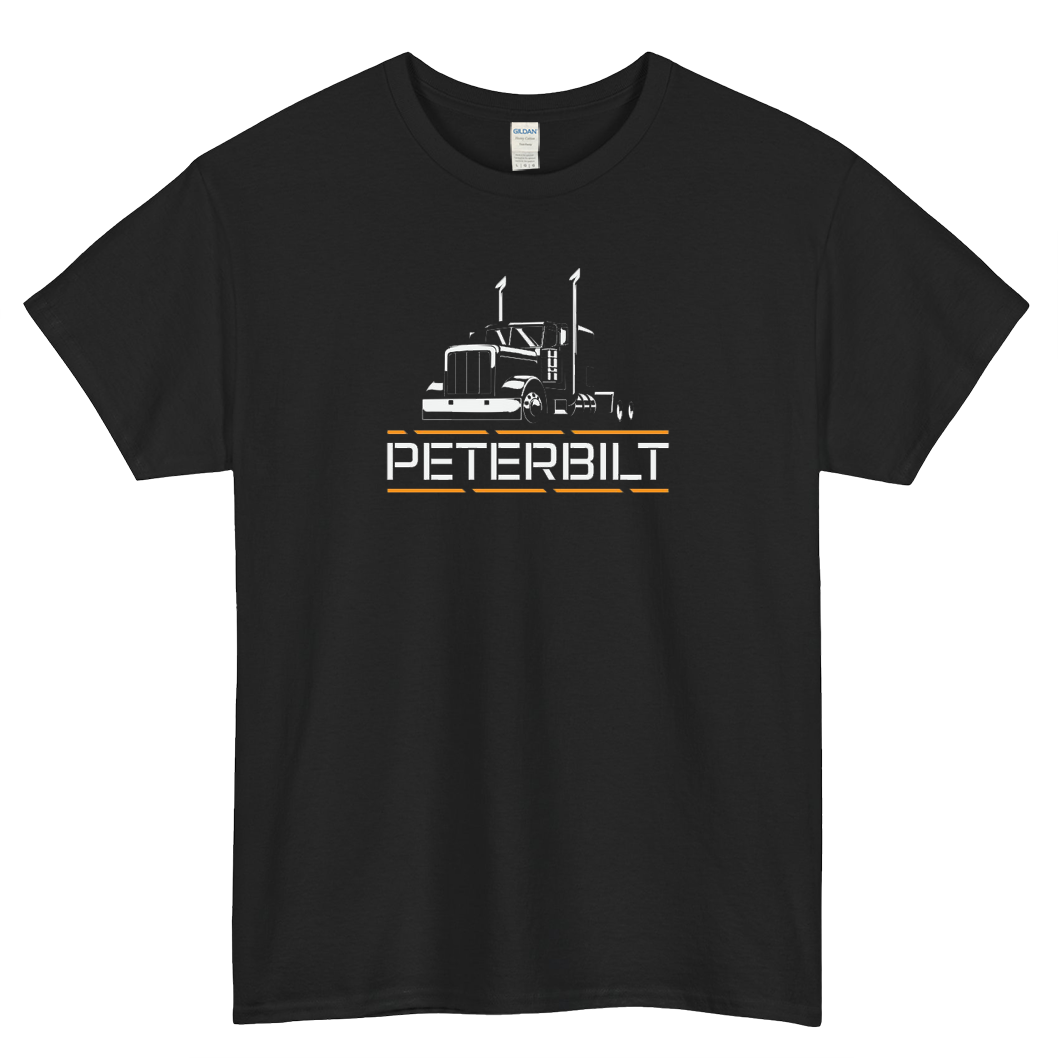 Peterbilt Shirts Old Trucker Gifts 2 LOGO SHORT SLEEVE T SHORT S-3XL - P