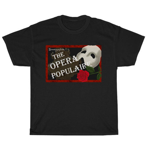 Phantom Of The Opera Musical Logo Men's Unisex T Shirt Size S to 3XL