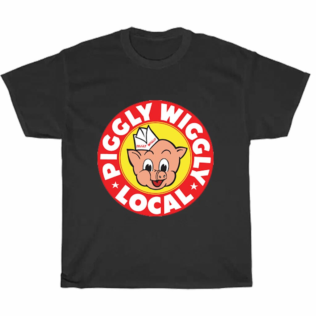 Piggly Wiggly Local Logo Men's Unisex T Shirt Size S to 3XL
