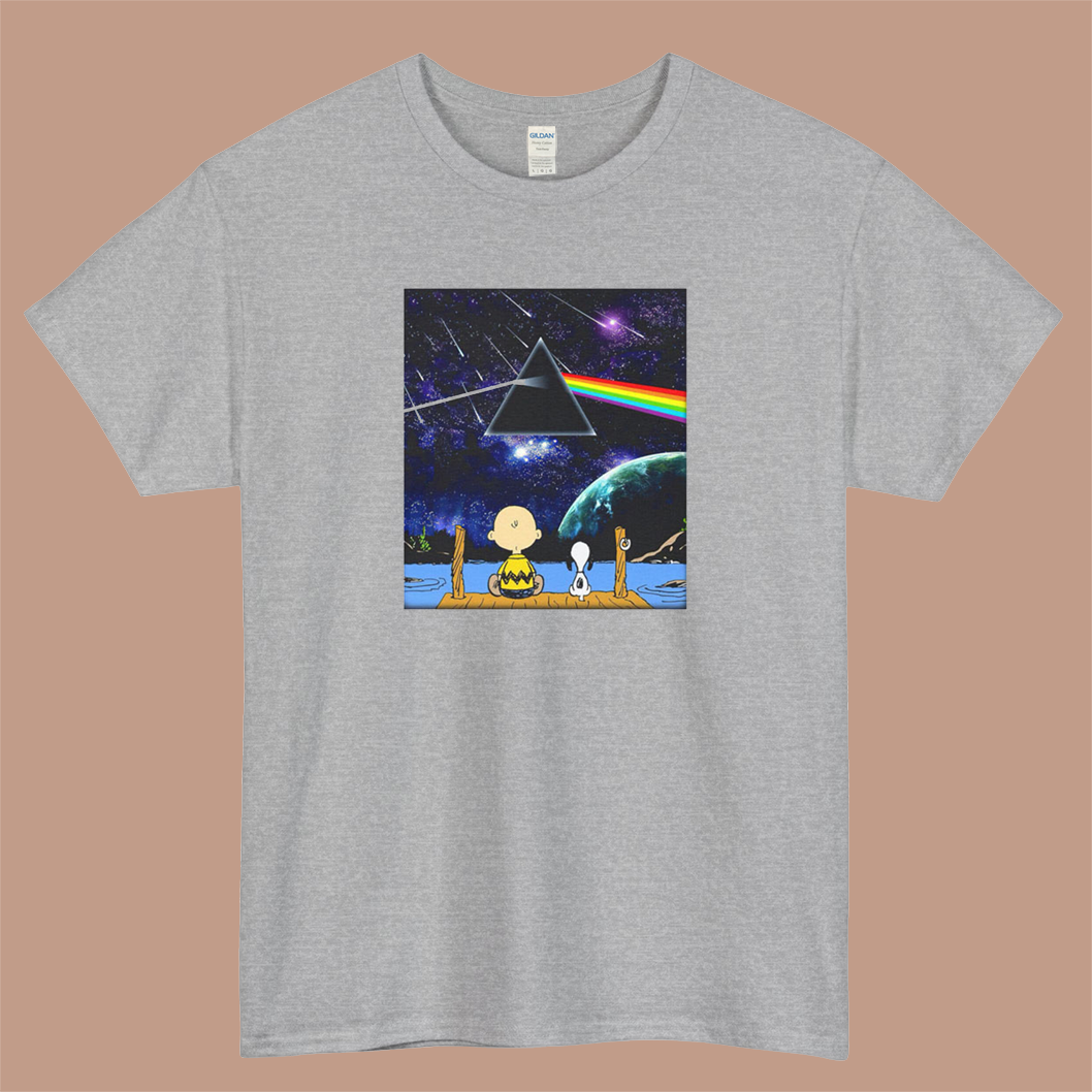 Pink Floyd The Dark Side Of The Moon Logo Mens Unisex Short Sleeve T-Shirt Size S-3XL - P
