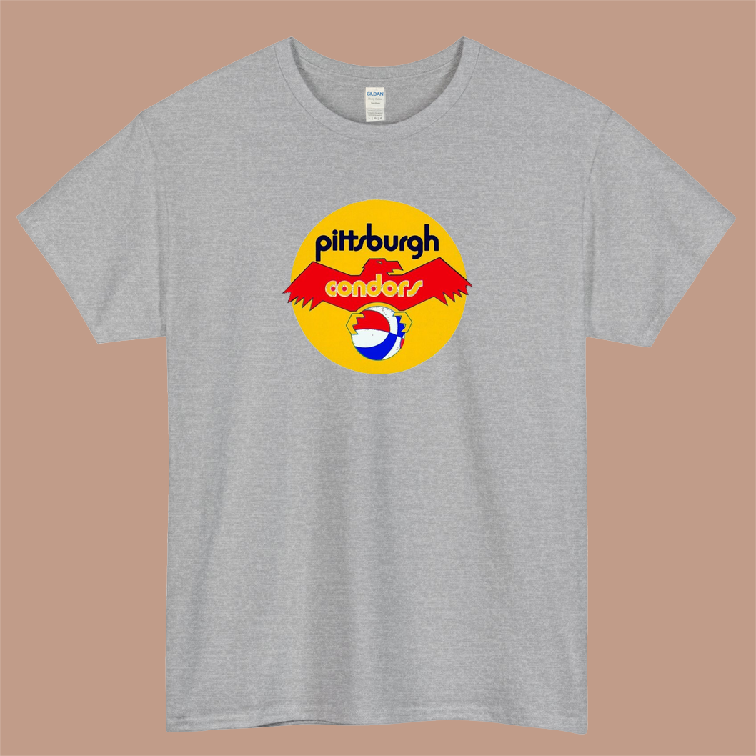 Pittsburgh Condors Logo Mens Unisex Short Sleeve T-Shirt Size S-3XL - P