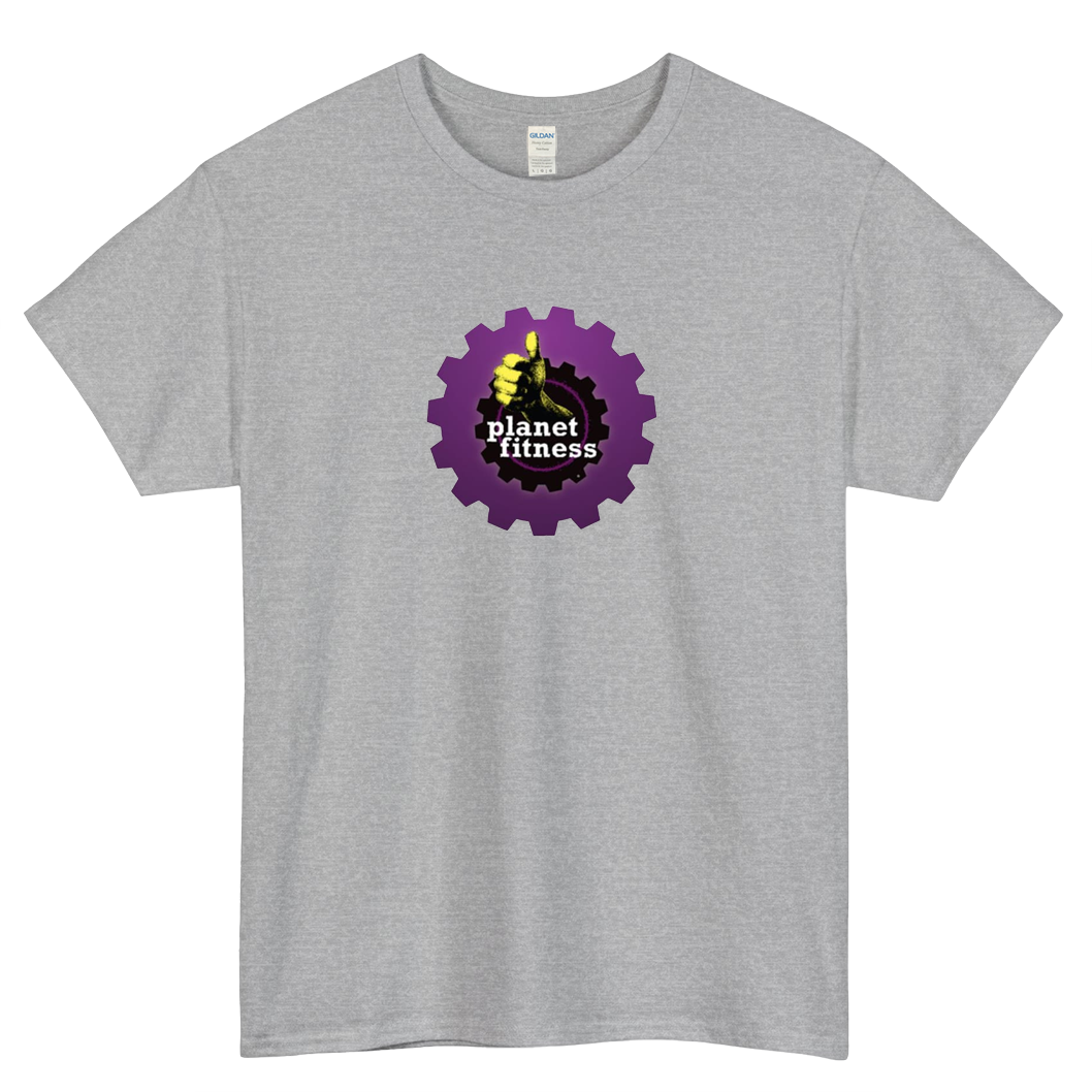 Planet Fitness Gym logo SHORT SLEEVE T SHIRT -P