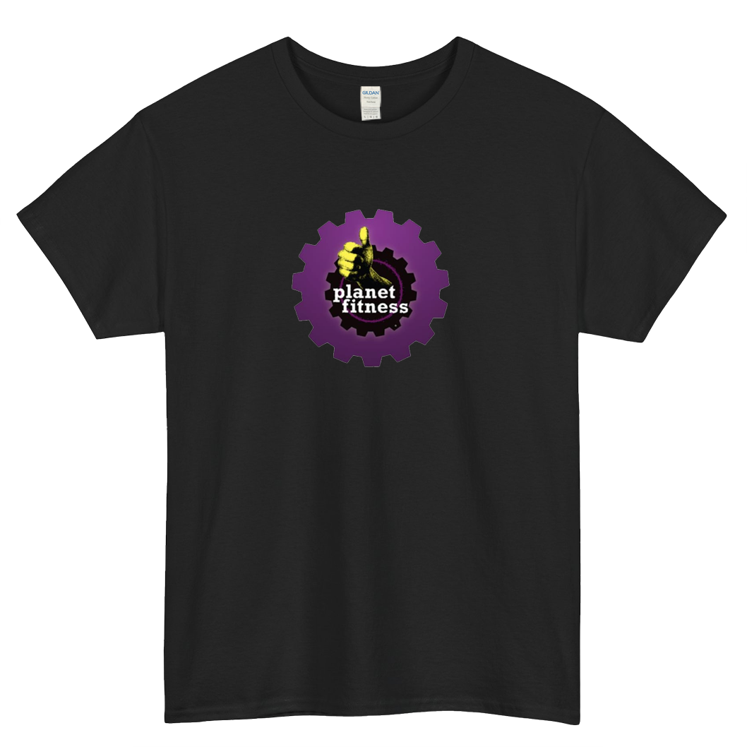 Planet Fitness Gym logo SHORT SLEEVE T SHIRT -P