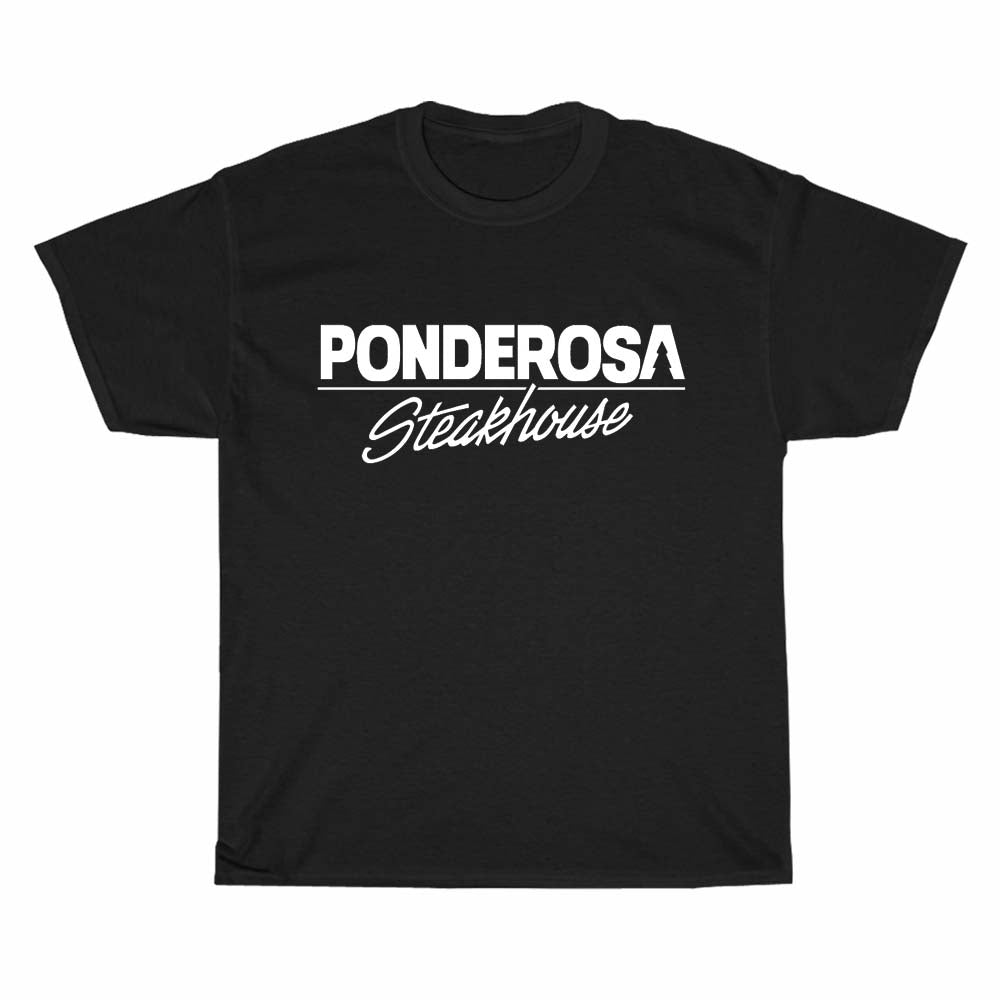 Ponderosa Steakhouse Logo Men's Unisex T Shirt Size S to 3XL