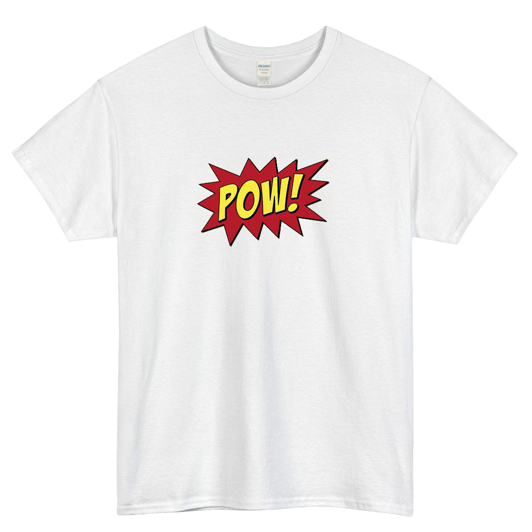 Pop Art POW Logo SHORT SLEEVE T SHIRT -P
