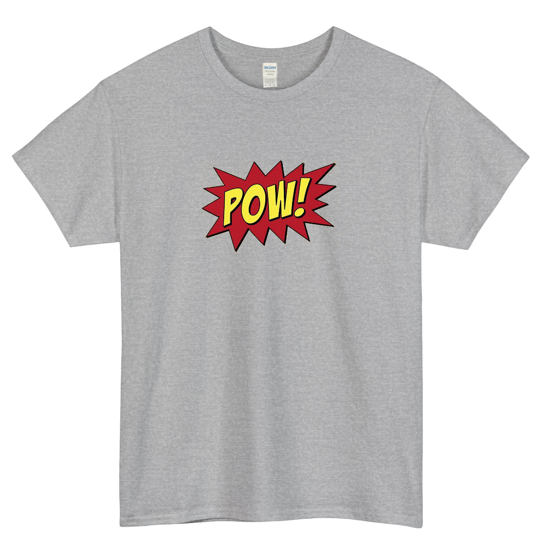 Pop Art POW Logo SHORT SLEEVE T SHIRT -P