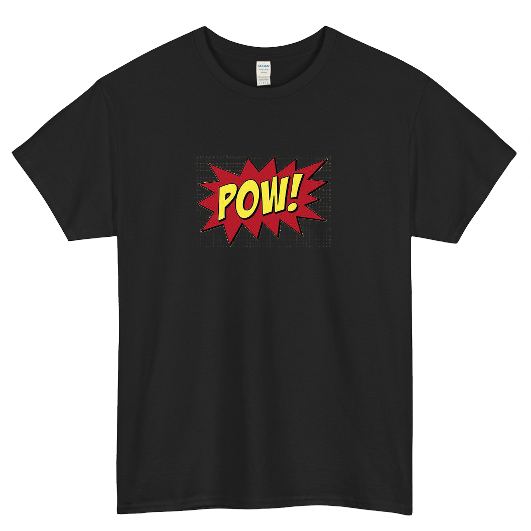 Pop Art POW Logo SHORT SLEEVE T SHIRT -P
