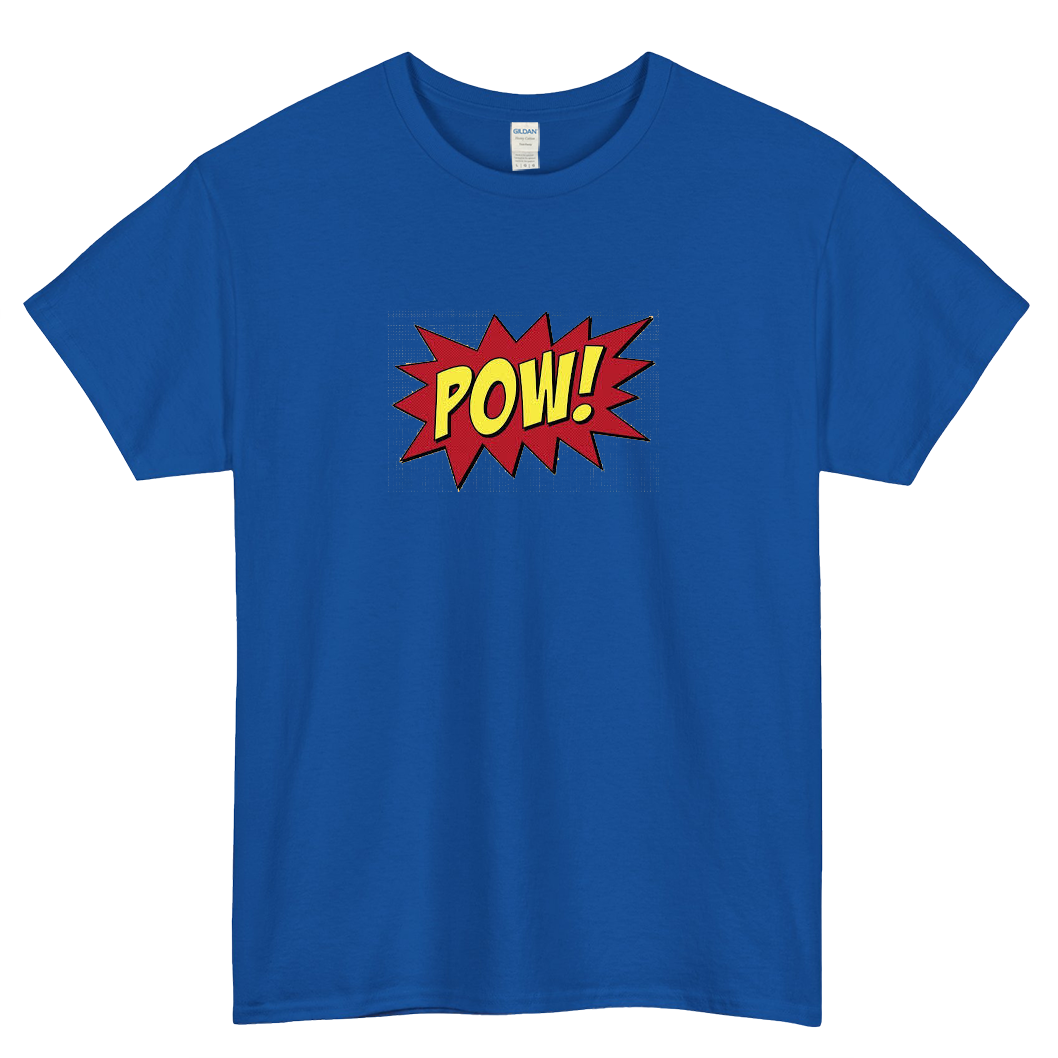 Pop Art POW Logo SHORT SLEEVE T SHIRT -P