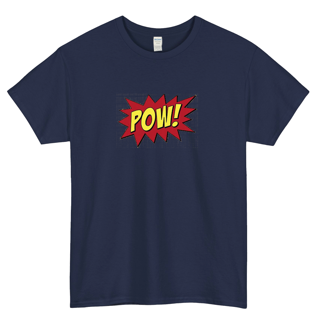 Pop Art POW Logo SHORT SLEEVE T SHIRT -P