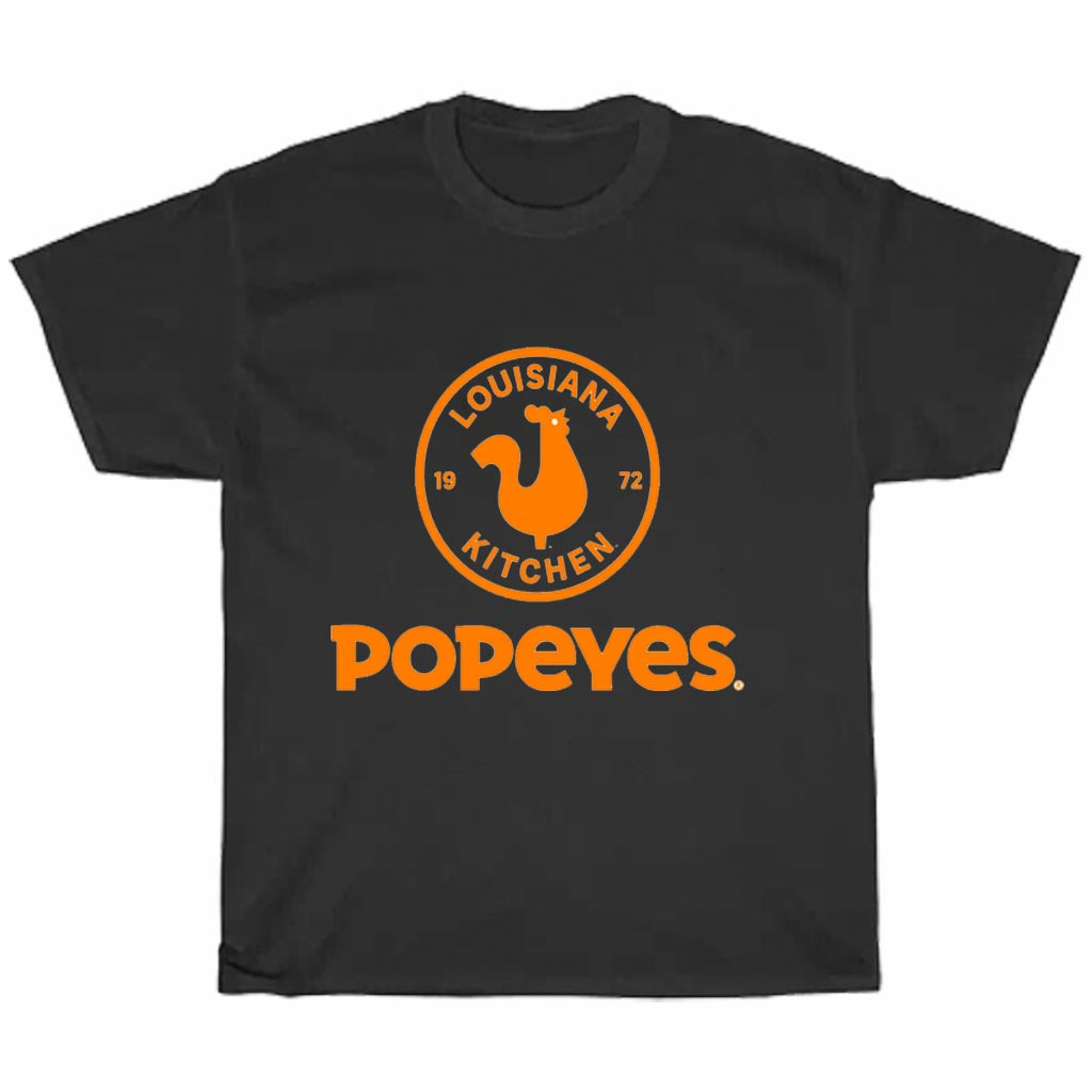 Popeyes Louisiana Kitchen Logo Men's Unisex T Shirt Size S to 3XL