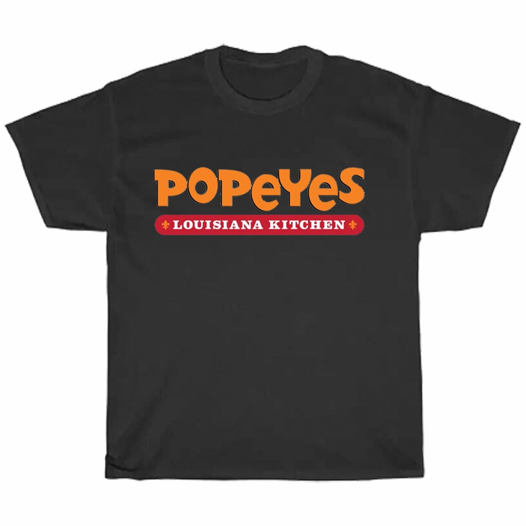 Popeyes Louisiana Kitchen Logo Men's Unisex T Shirt Size S to 3XL