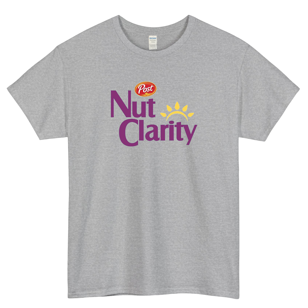 Post Nut Clarity Bran Cereal Logo Mens Unisex Short Sleeve T-Shirt Size S-3XL - P