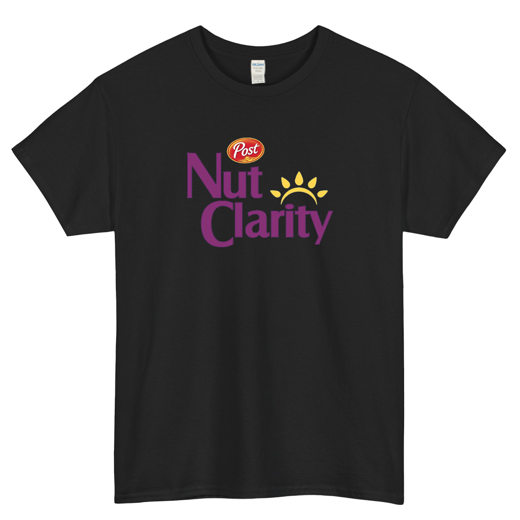 Post Nut Clarity Bran Cereal Logo Mens Unisex Short Sleeve T-Shirt Size S-3XL - P