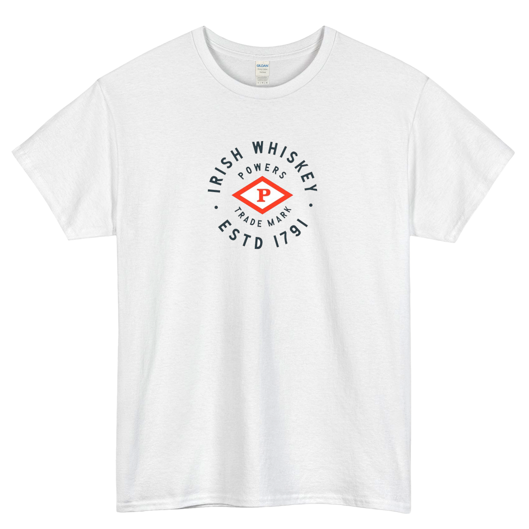 Powers Irish Whiskey Logo SHORT SLEEVE T SHIRT -P