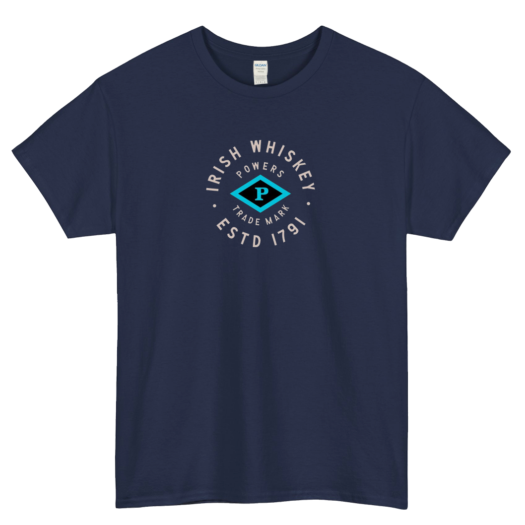 Powers Irish Whiskey Logo SHORT SLEEVE T SHIRT -P