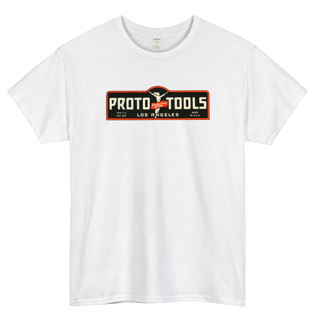 Proto Tools 1940s Logo Mens Unisex Short Sleeve T-Shirt Size S-3XL - P