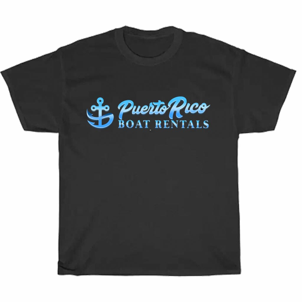 Puerto Rico Boat Rental Logo Men's Unisex T Shirt Size S to 3XL