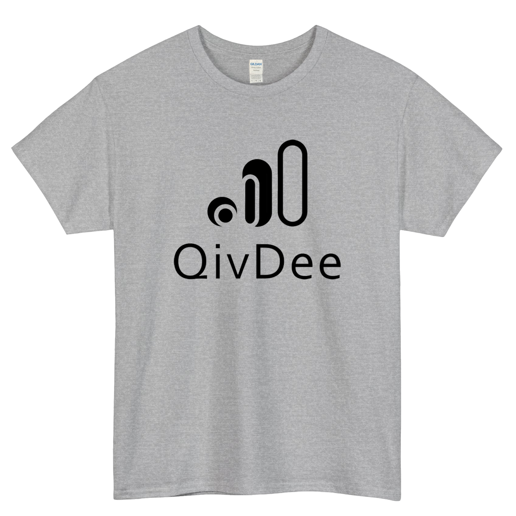 QivDee Logo Mens Unisex Short Sleeve T-Shirt Size S-3XL - P