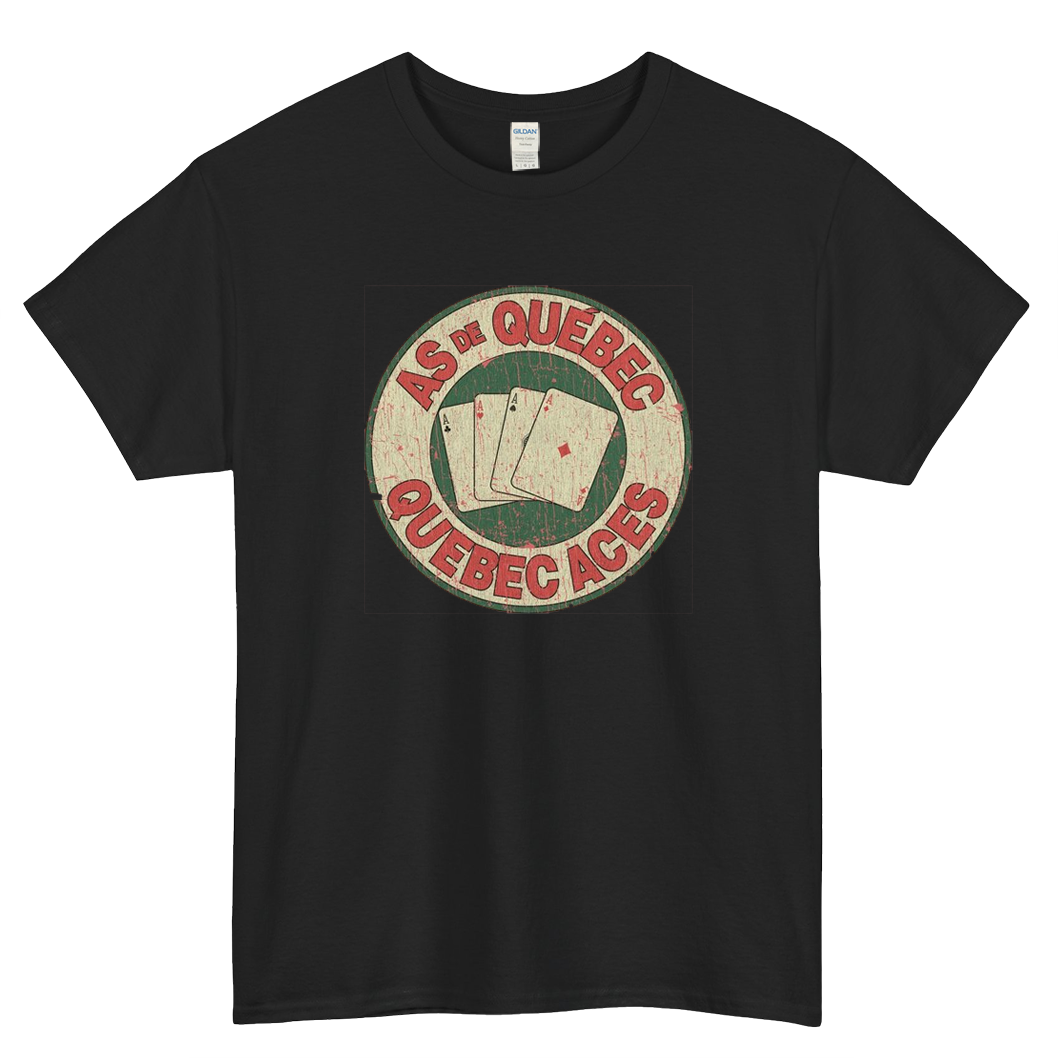 Quebec Aces Hockey 1928 Logo Mens Unisex Short Sleeve T-Shirt Size S-3XL - P