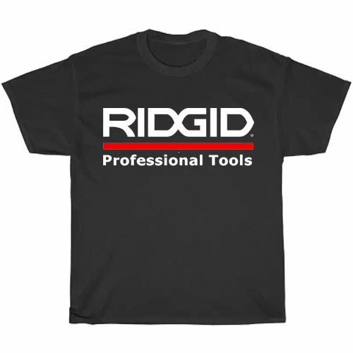 RIDGID Professional Tool Logo Unisex Men's T Shirt Size S to 3XL