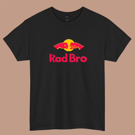 Rad Bro Energy Drink Logo  short sleeve t shirt S-5XL - P