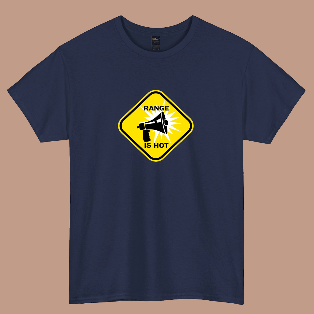 Range is Hot Logo short sleeve t shirt S-3XL -P