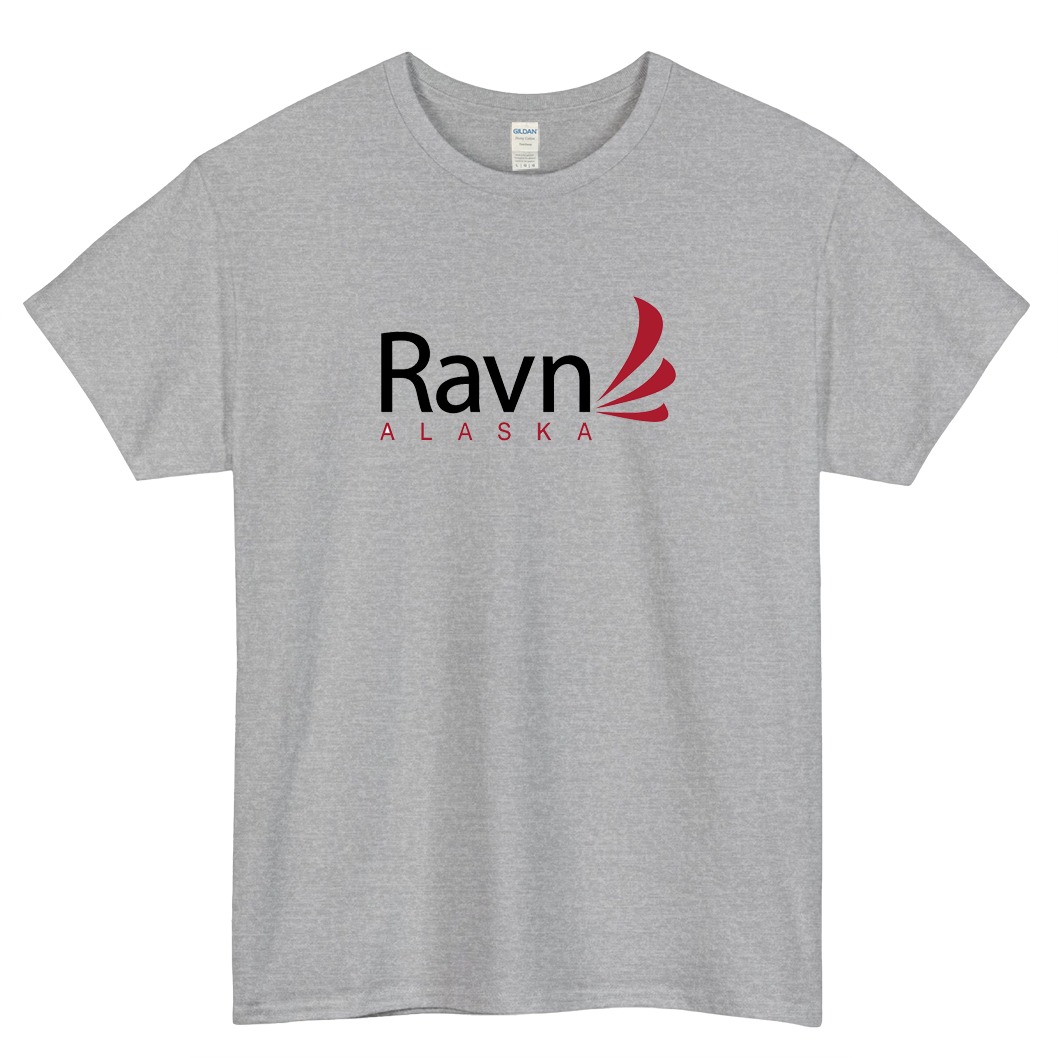 Ravn Alaska Airlines Short Sleeve T-Shirt Size S-3XL -P