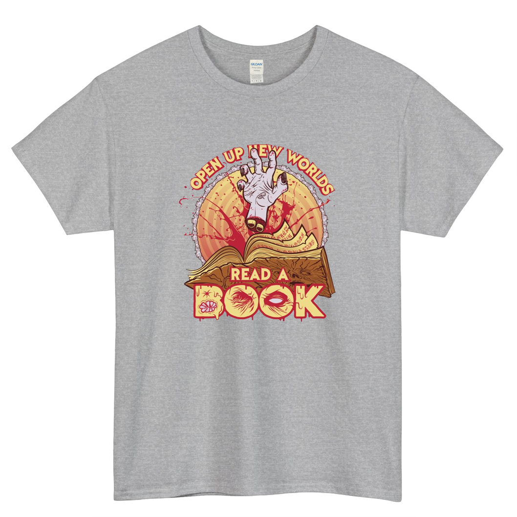 Read a Damn'd Book Logo Mens Unisex Short Sleeve T-Shirt Size S-3XL - P