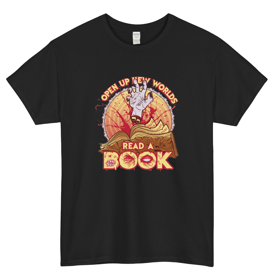 Read a Damn'd Book Logo Mens Unisex Short Sleeve T-Shirt Size S-3XL - P