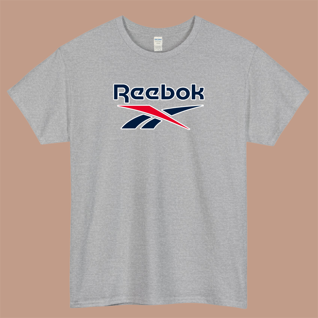 Reebok Logo Mens Unisex Short Sleeve T-Shirt Size S-3XL