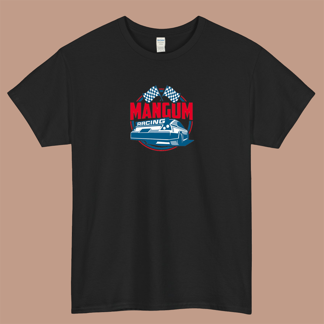 Retro Racing Logo Mens short Sleeve T-Shirt Size S-3XL