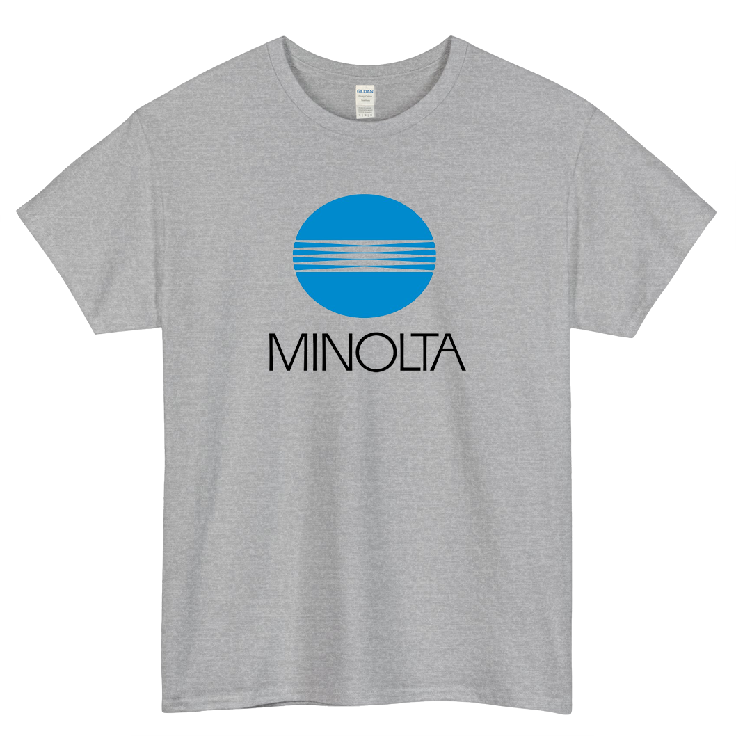 Retro Vintage Minolta Logo Mens Unisex Short Sleeve T-Shirt Size S-3XL - P
