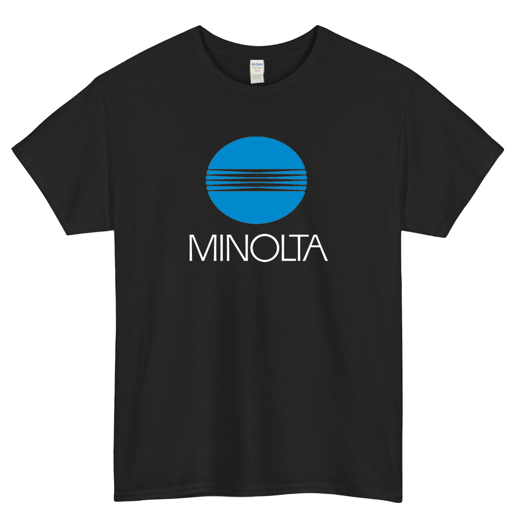 Retro Vintage Minolta Logo Mens Unisex Short Sleeve T-Shirt Size S-3XL - P
