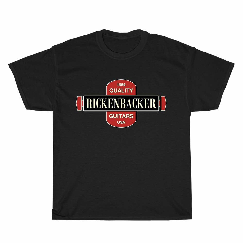 Rickenbacker guitars Logo Men's Unisex T Shirt Size S to 3XL