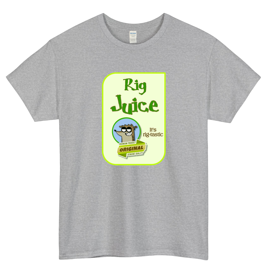 Rig Juice Rigby Logo Mens Unisex Short Sleeve T-Shirt Size S-3XL - P