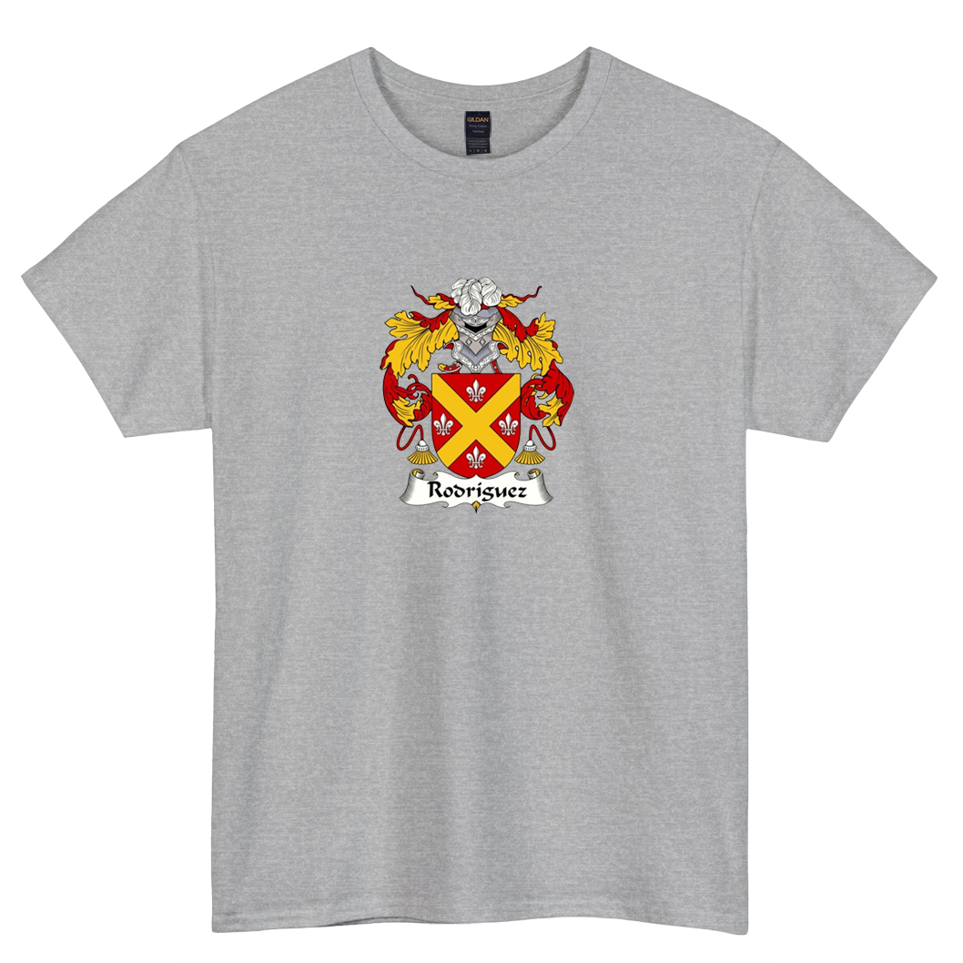 Rodriguez Coat of Arms Family logo short SLEEVE T SHIRT -P