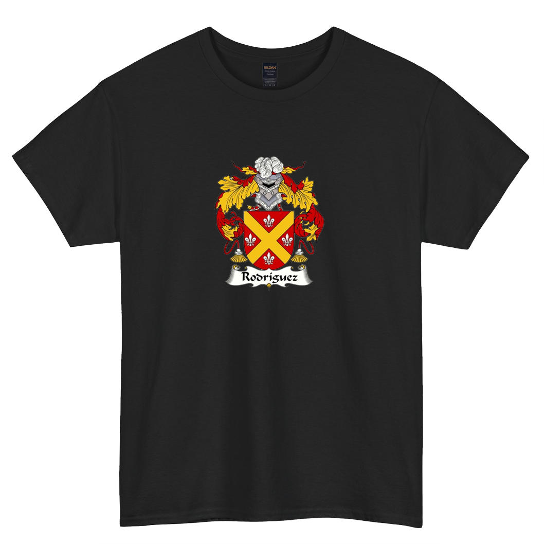Rodriguez Coat of Arms Family logo short SLEEVE T SHIRT -P