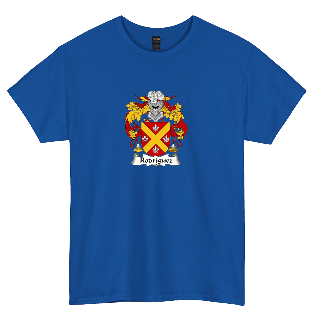 Rodriguez Coat of Arms Family logo short SLEEVE T SHIRT -P