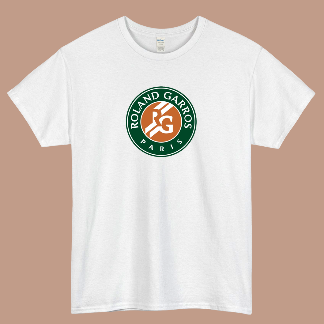 Roland Garros Logo Mens Unisex Short Sleeve T-Shirt Size S-3XL - P