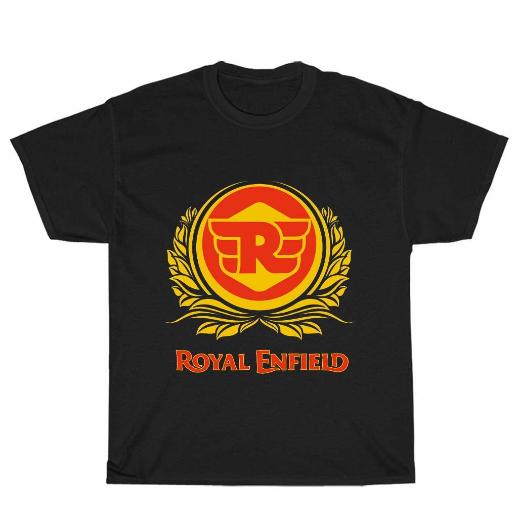 Royal Enfield logo Men's Unisex T Shirt Size S to 3XL