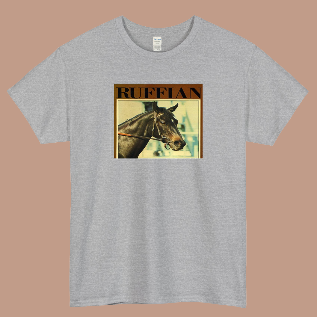 Ruffian Horse Logo Mens Unisex Short Sleeve T-Shirt Size S-3XL - P